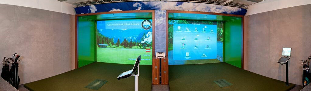 Golf enthusiasts can pursue their favorite sport all year round and in any weather with the help of golf simulators at Lake Achensee.