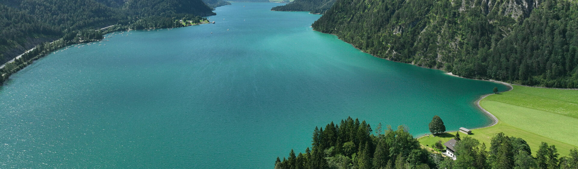 The view from Achenkirch to the Achensee region.