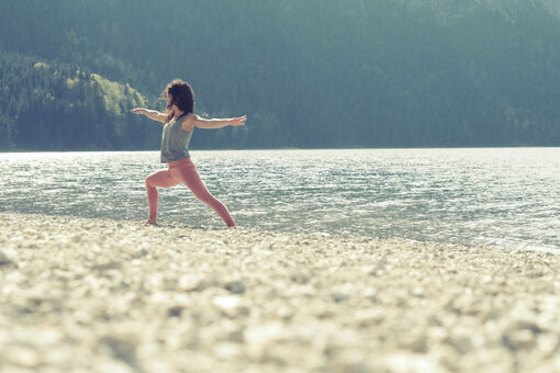 Yoga at Lake Achensee