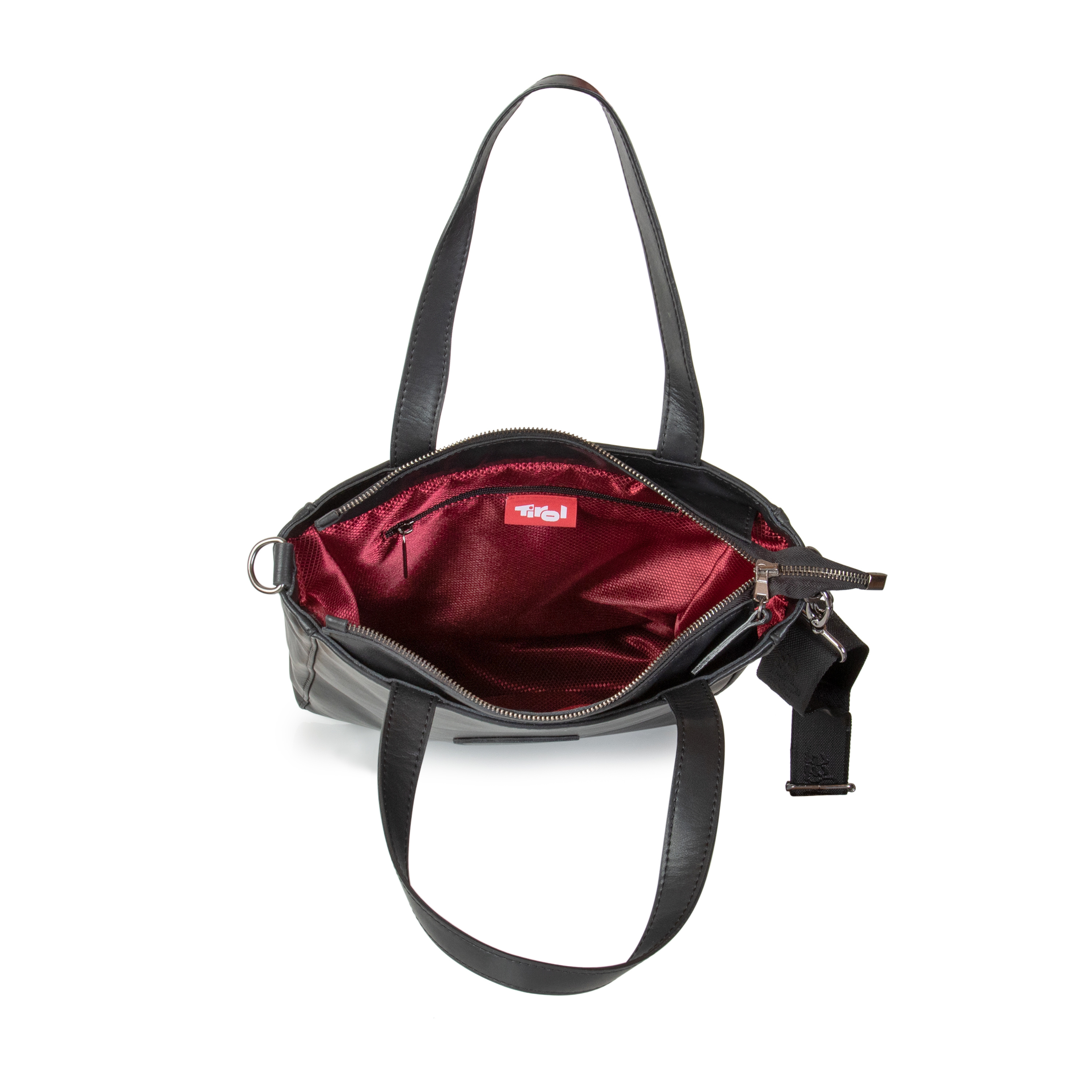 Ledertasche Damen Innen