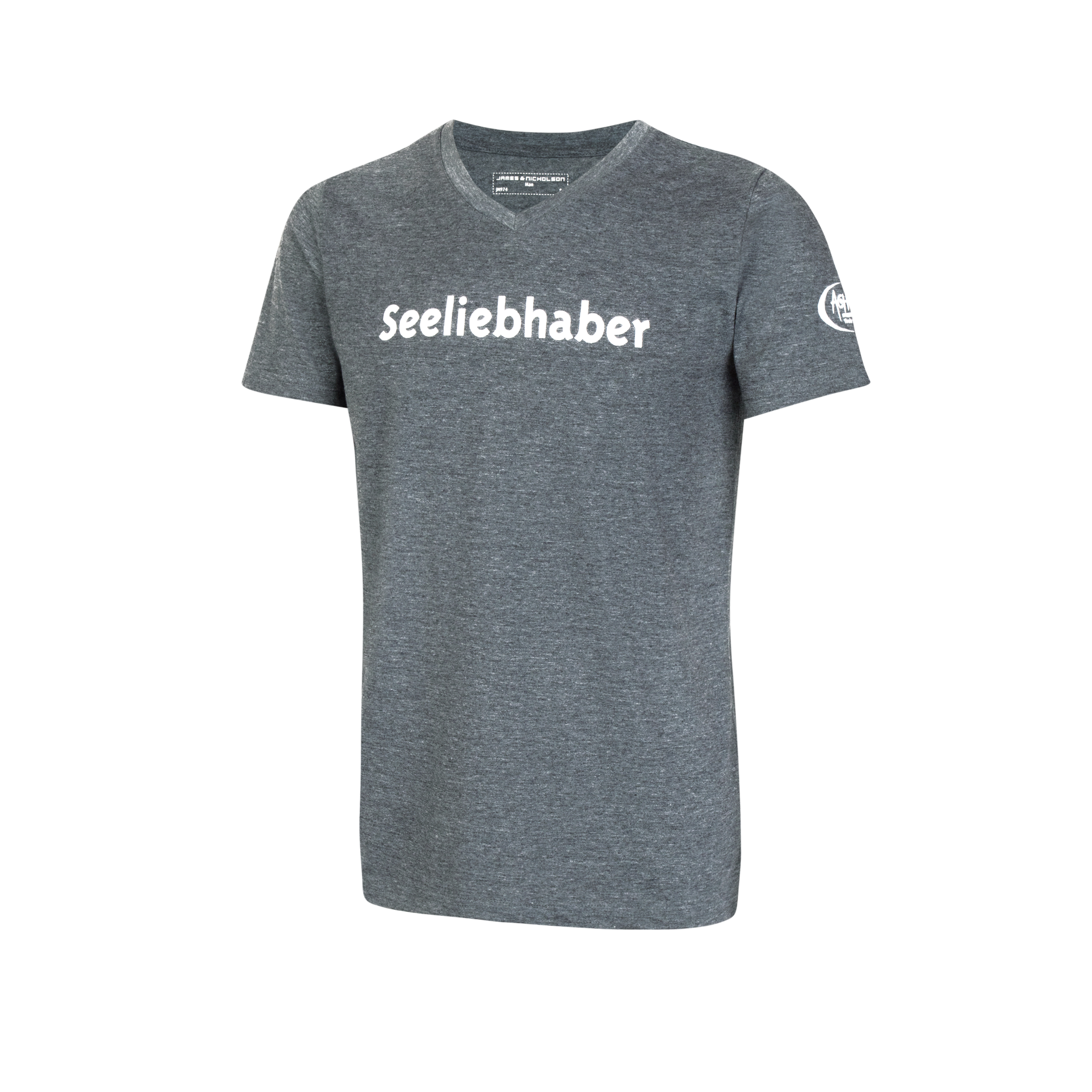 Herren T-Shirt Seeliebhaber in Grau