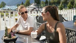 coffee break on the Lagoon terrace