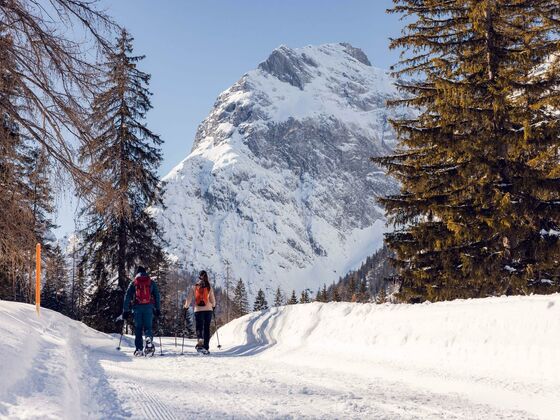 Schneeschuhwandern durch die Winterlandschaft