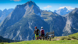 am Plumsjoch - Ausblick ins Karwendel